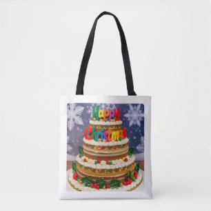 Coloridos Navidades festivos lamen la bolsa de la