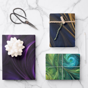 Coloridos Patrones De Swirl Iridiscente Papel De E