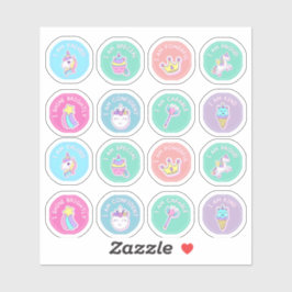 Coloridos Pegatinas de Afirmación Estudiantil