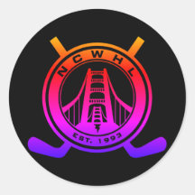 Coloridos Pegatinas de la NCWHL