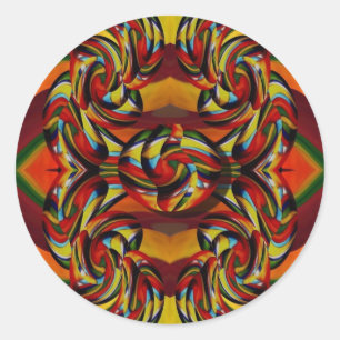 Coloridos Pegatinas de los tonos de la tierra