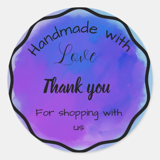 Coloridos pegatinas de negocios (Anverso)