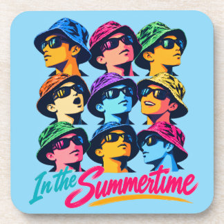 Coloridos Posavasos de Pop Art para el Verano