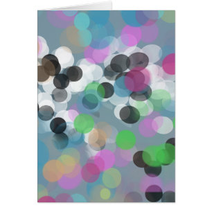 Coloridos puntos de Bokeh Confetti