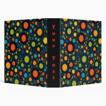 Coloridos puntos de polka