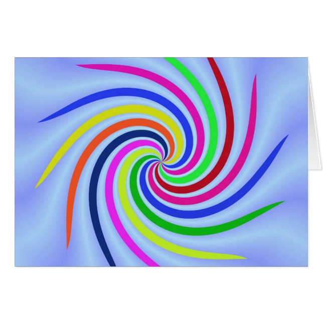Coloridos Swirls (Anverso (Horizontal))