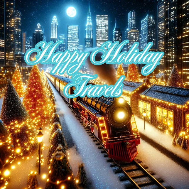 Coloridos Viajes de Vacaciones de Feliz Navidad (Subido por el creador)