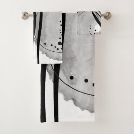 Colorless Abstract Watercolor Two