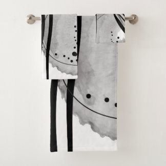 Colorless Abstract Watercolor Two