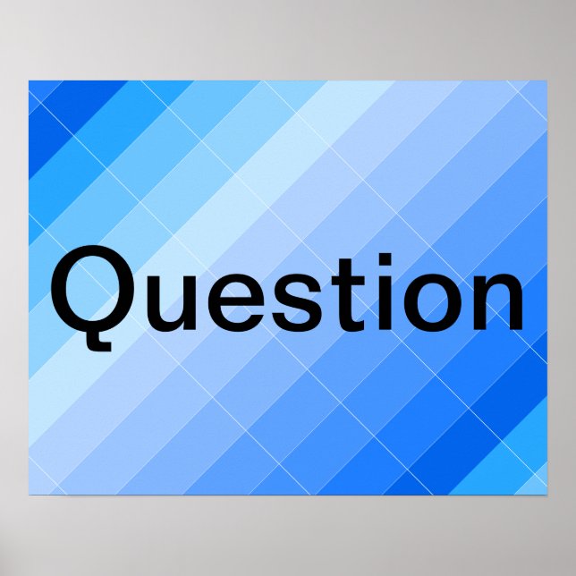 Colorplay Create Artist Space Posters - Question (Frente)