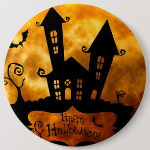 Colosal de Halloween, botón redondo de 6 pulgadas