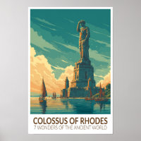 Coloso de Rodas Siete Maravillas del Mundo Arte