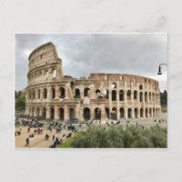 Colosseo de la antigua postal de Roma