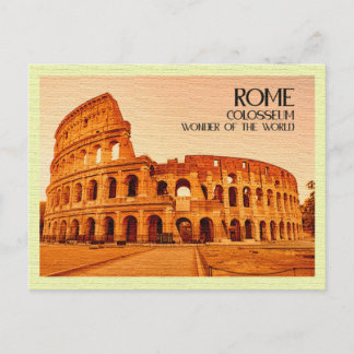 Colosseo de postales vintage Roma