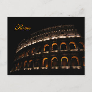 Colosseo en la postal nocturna