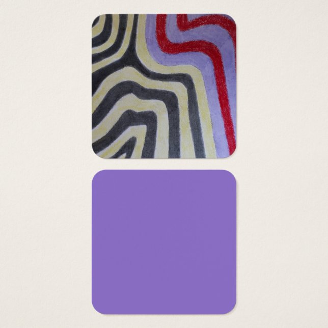 Coloured Waves Profile Card (Anverso y reverso)