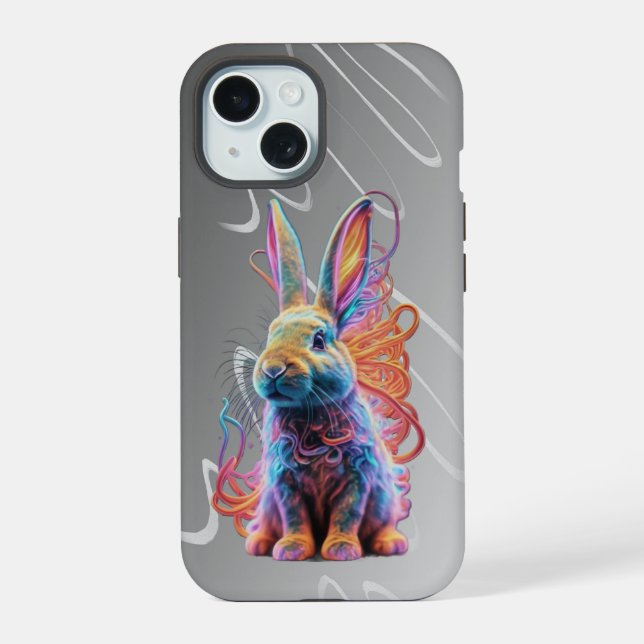 Colourful Rabbit phone case (Reverso )