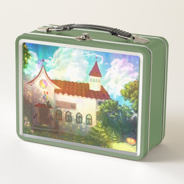 Colourful Wonderful Lunchbox with digital art (Anverso)