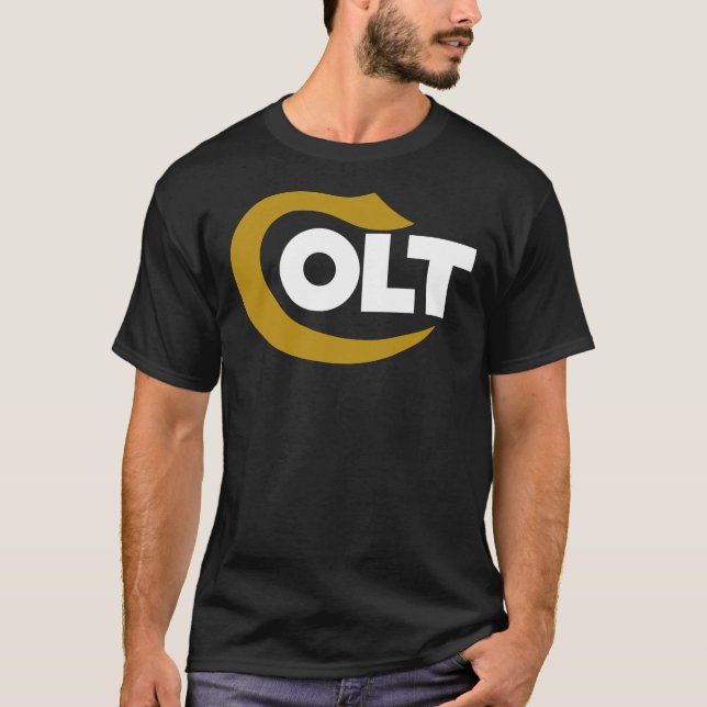 COLT ARMAS DE FUEGO LOGO Camiseta esencial (Anverso)