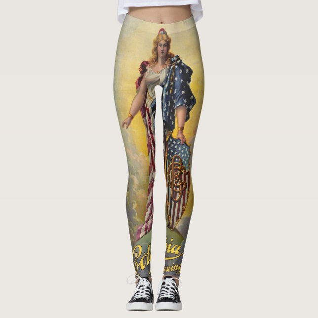 Columbia Brewing Co. Poster Women's Leggings (Anverso)