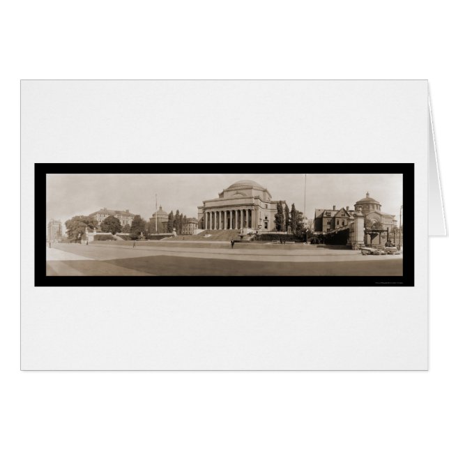 Columbia University NY Photo 1909 (Anverso (Horizontal))