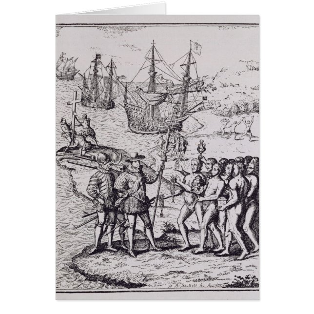 Columbus en La Española 2 (Frente)
