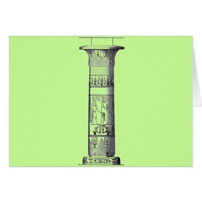 Columna egipcia (Anverso (Horizontal))