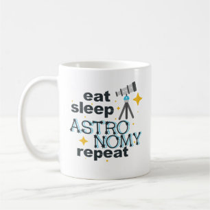 Coma al astrónomo de la taza de café de la