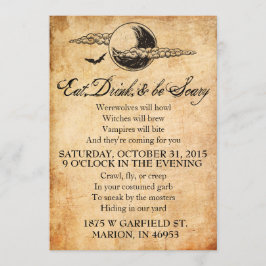 Coma, beba, y sea invitación asustadiza de