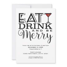 Coma, bebe y sé invitaciones para fiestas de feria