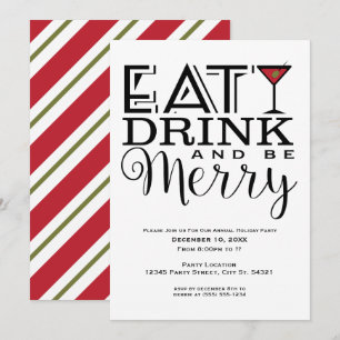 Coma, bebe y sé invitaciones para fiestas de feria