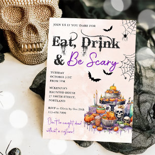 Coma Bebida Y Da Miedo La Invitación De La Fiesta