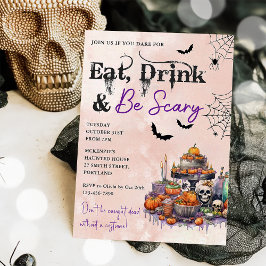 Coma Bebida Y Da Miedo La Invitación De La Fiesta 