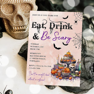 Coma Bebida Y Da Miedo La Invitación De La Fiesta
