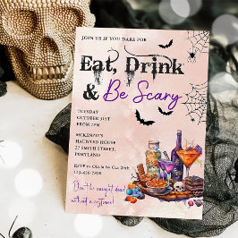 Coma Bebida Y Da Miedo La Invitación De La Fiesta 