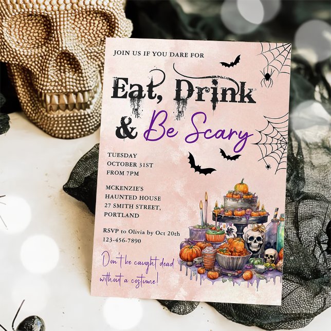 Coma Bebida Y Da Miedo La Invitación De La Fiesta  (Subido por el creador)
