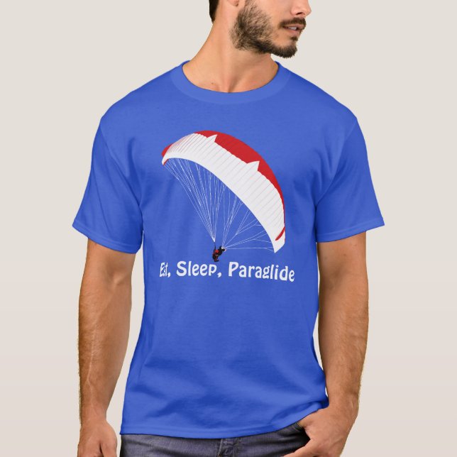 Coma, duerma, camiseta de Paraglide (Anverso)