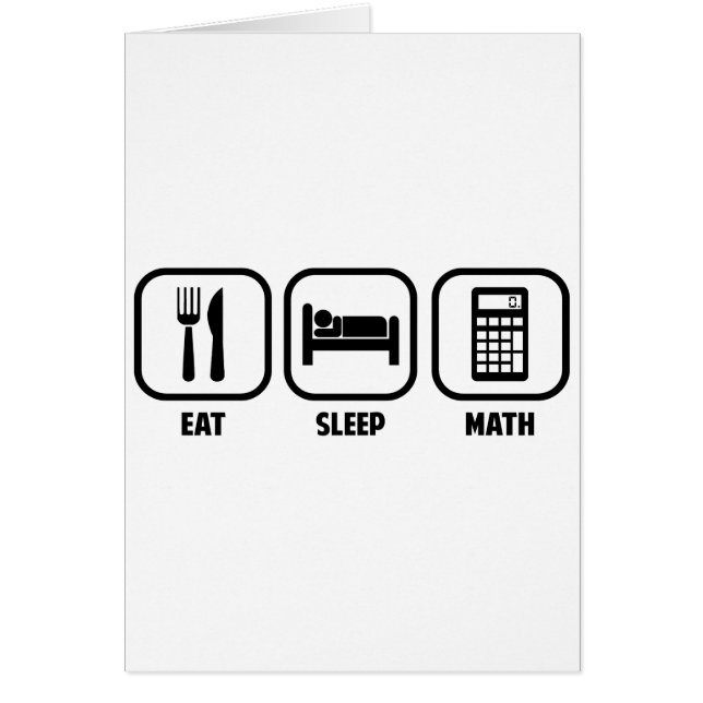 COMA, DUERMA, MATEMÁTICAS (Frente)