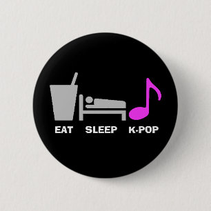 Coma el botón de Kpop del sueño (oscuro)