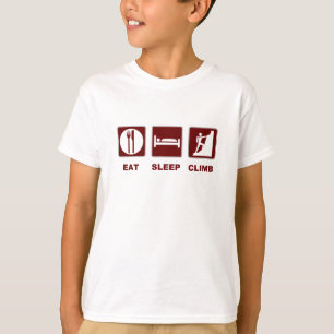 Coma el diseño de la camiseta y del regalo de la