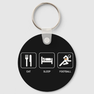 Coma el llavero del fútbol del sueño