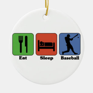 Coma el ornamento del béisbol del sueño