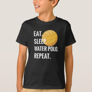 Eat sleep water polo repeat regalo para los jugadores Camiseta 