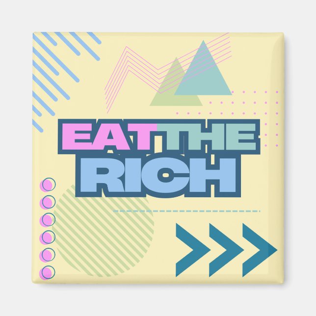 Coma el rico imán vibe de los 90 (Frente)