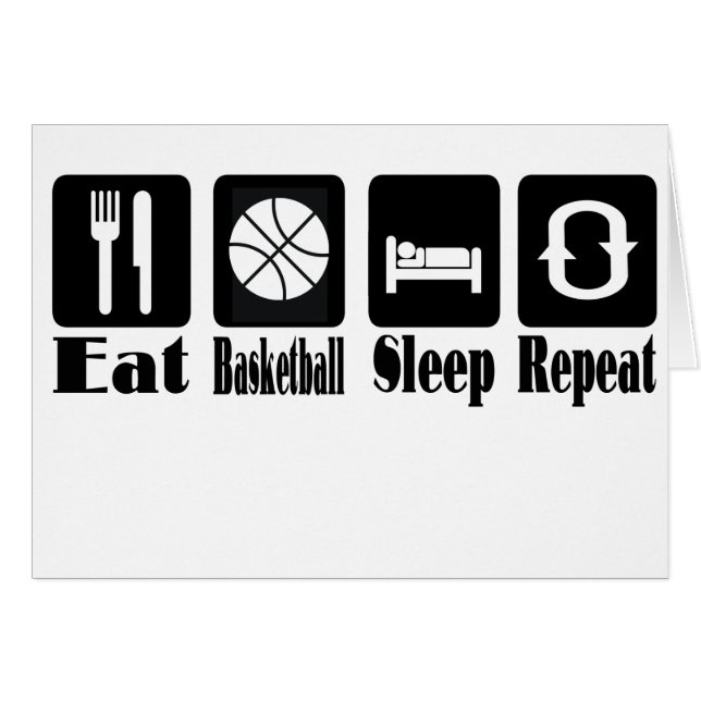coma el sueño del baloncesto y repítalo (Anverso (Horizontal))