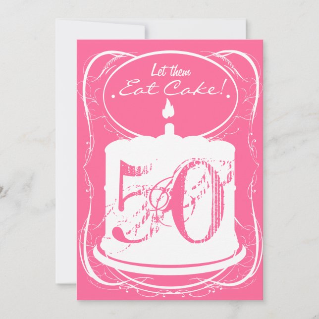 Coma invitación del cumpleaños de los Margaritas (Anverso)