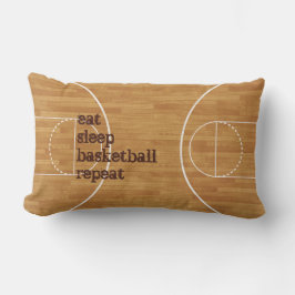 Coma la almohada de la corte de la repetición del