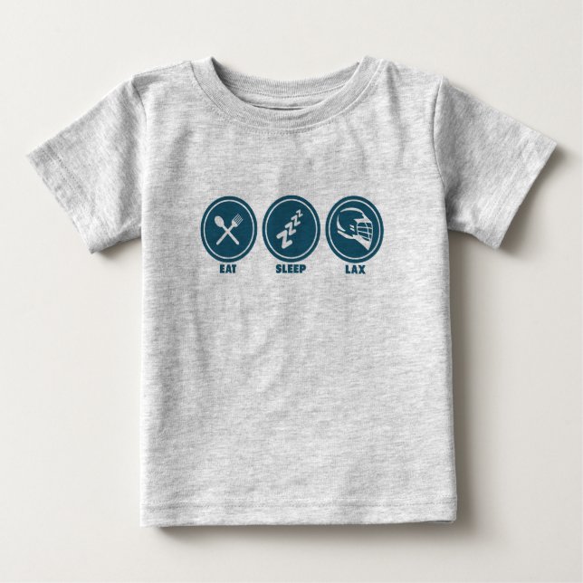 Coma la camisa del bebé de LaCrosse del sueño (Anverso)