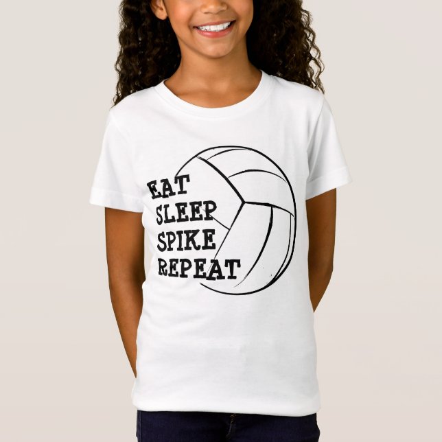 Coma la camisa del voleibol de la repetición del (Anverso)