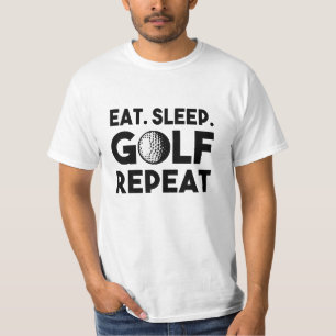Coma la camisa divertida del golfista de la